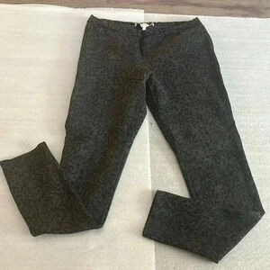 CLEARANCE[M]Joie Leopard Print  Dark Gray Legging Pants-No pocket- Viscose Blend